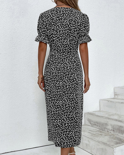 Linda Fresh Bloom V-Neck Dress