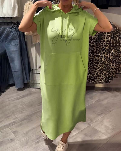 Ebba™ | Casual dress with hood and feminine fit