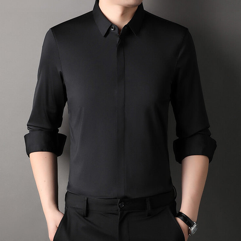 Pietro™ | Camicia Elasticizzata Antipiega da Uomo