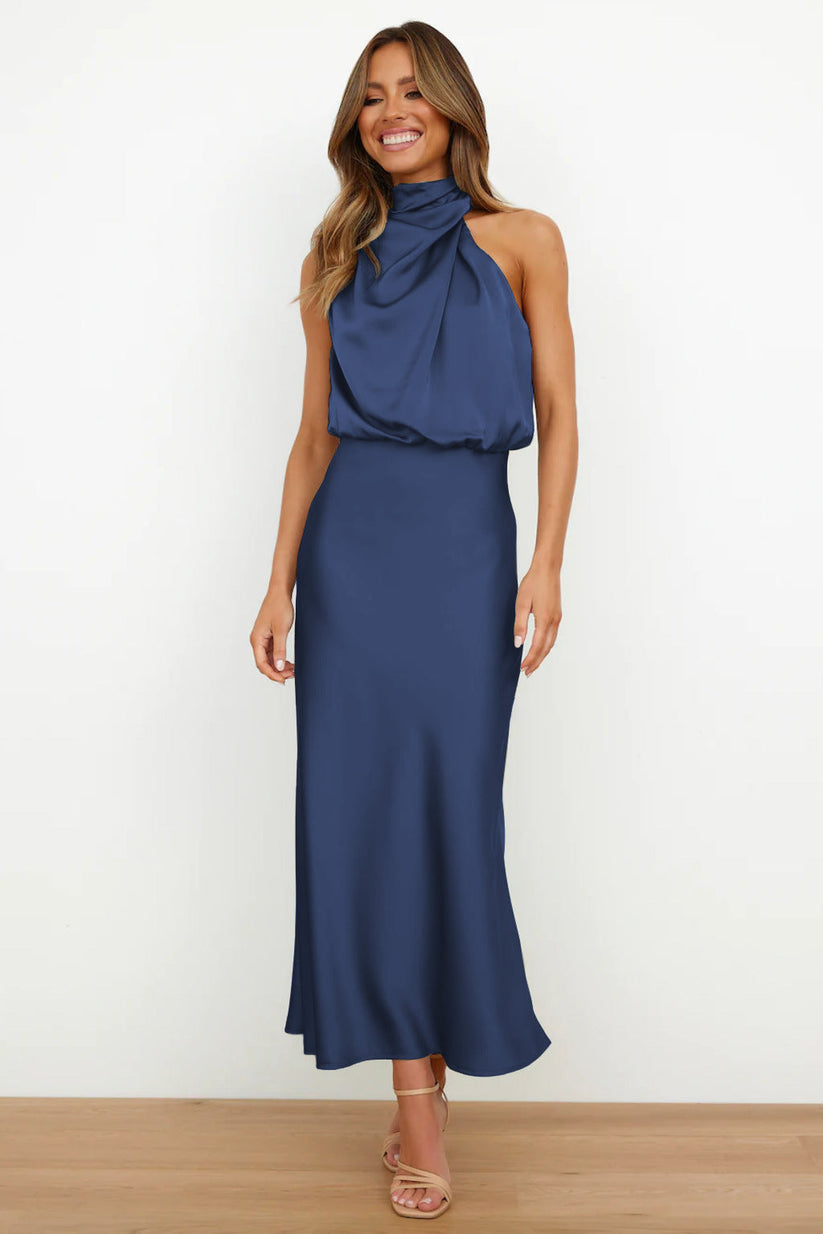 Verona | Long satin dress