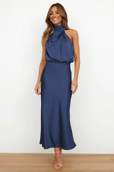 Verona | Long satin dress
