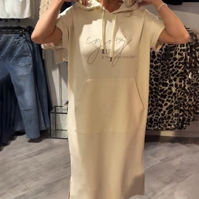 Ebba™ | Casual dress with hood and feminine fit