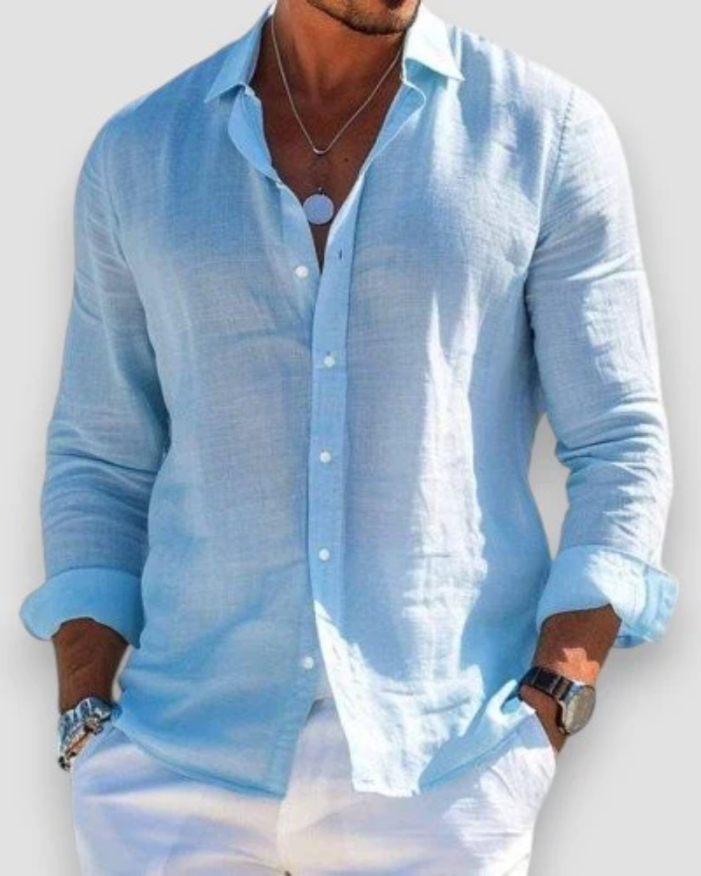 Casual Men's Blouse
