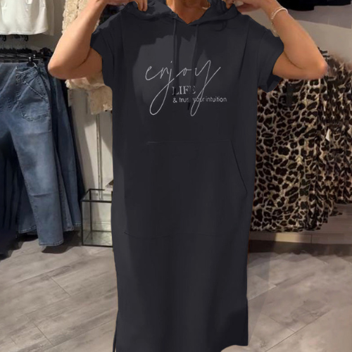Ebba™ | Casual dress with hood and feminine fit