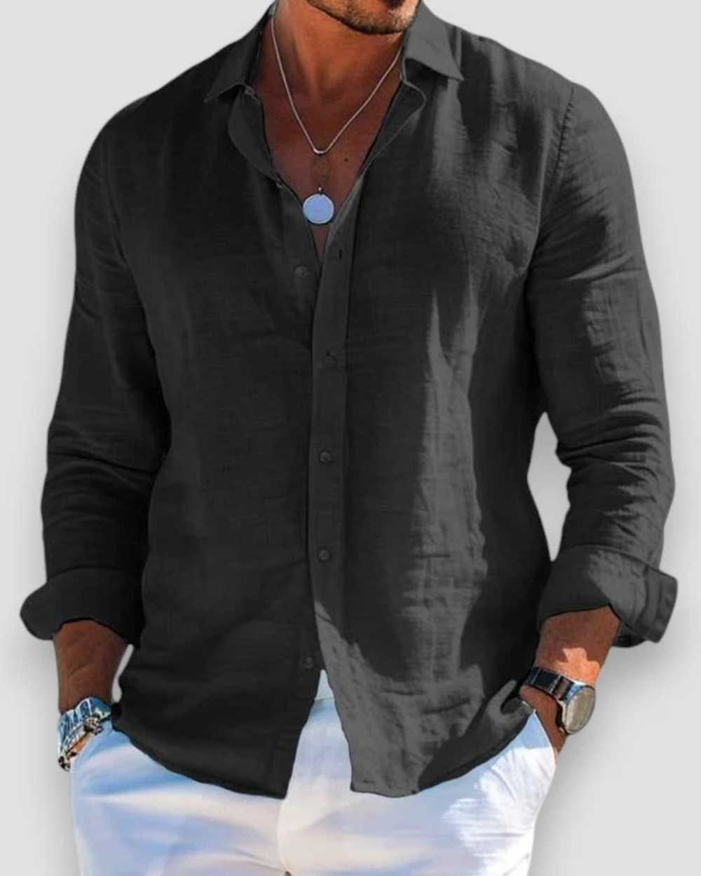 Casual Men's Blouse