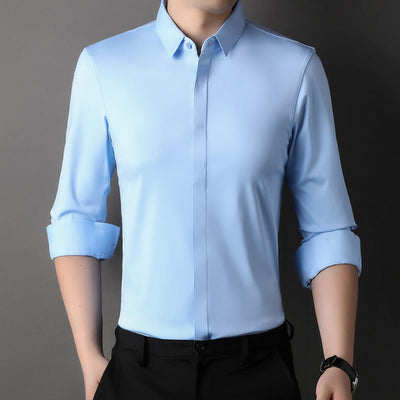 Pietro™ | Camicia Elasticizzata Antipiega da Uomo