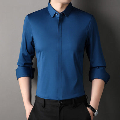 Pietro™ | Camicia Elasticizzata Antipiega da Uomo