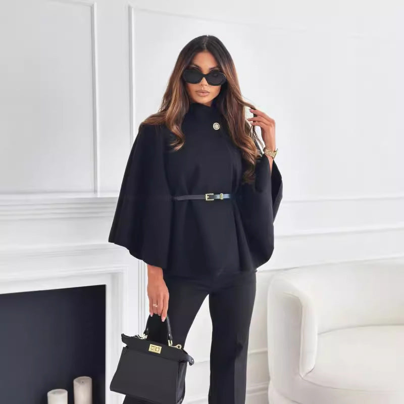 Lea | Chic butterfly jacket with belt