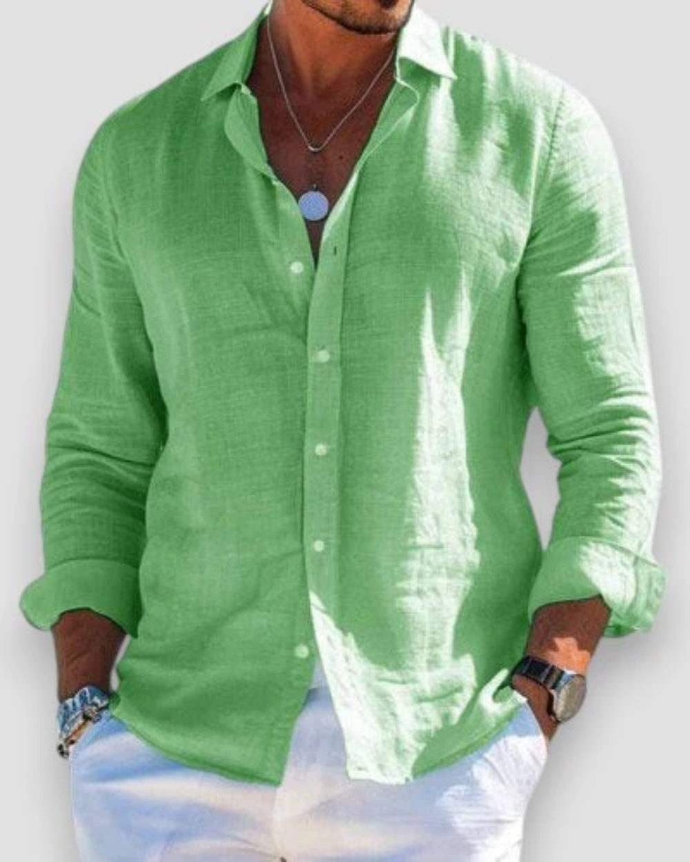 Casual Men's Blouse