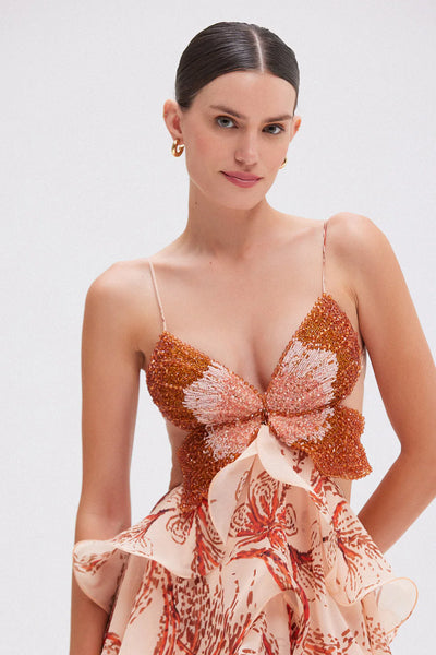 Nahia | Dress with Ruffle