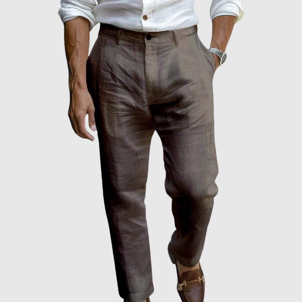 Saint - Tropez Chic Linen Pants
