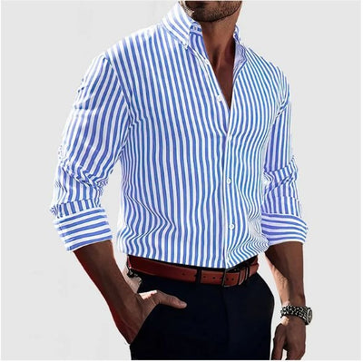 Alex | Striped men's shirt - Smart & confident