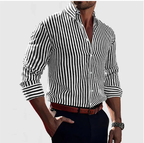Alex | Striped men's shirt - Smart & confident